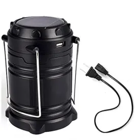 0874 Rechargeable Camping Lantern LED Solar Emergency Light Bulb