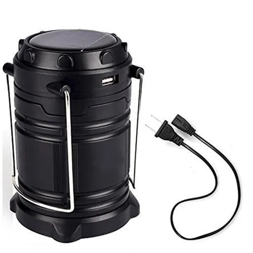 0874 Rechargeable Camping Lantern LED Solar Emergency Light Bulb