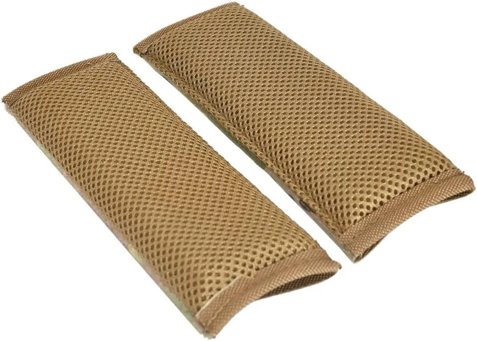 1 Pair Tactical Vest Shoulder Strap Pad Comfort Cushion Pad 1000D Nylon Mesh Protect Pads