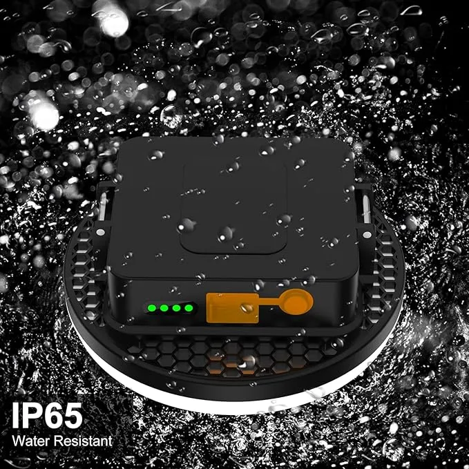 10000mAh 4000LM Flashlight Portable LED Camping Lantern Rechargeable Light 30W with Magnet and 1/4 Nut Port, IP65 Waterproof Tent Light Power Failure Emergency Survival Kits Fill Light(30W Pro)