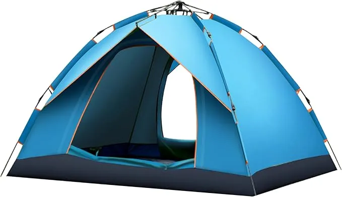 1/2/3 Person Camping Tent, Automatic Tents for Camping Waterproof Family Camping Tent, Easy Set Up Tent, Portable Windproof Dome Tent for Camping Hiking & Traveling
