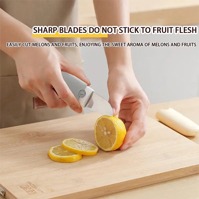 2- In- 1 Dual  Fruit and Vegetable Knife Slicer and Peeler
