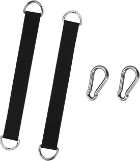 2 PCS Tree Swing Straps Tree Swing Hanging Kit, Fitness Pull Up Hanging Straps Suitable for Tree Swing Seat,Hammock,Plank,Hammock,Cable Machine Attachment for Gym