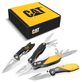 3 Piece 13-in-1 Multi-Tool and Pocket Knives Gift Box Set