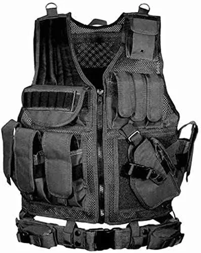 600D Tactical Airsoft Protective Vest for CS, Paintball Shooting