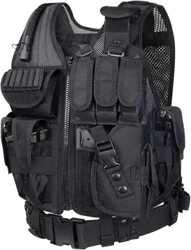 600D Tactical Airsoft Protective Vest for CS, Paintball Shooting