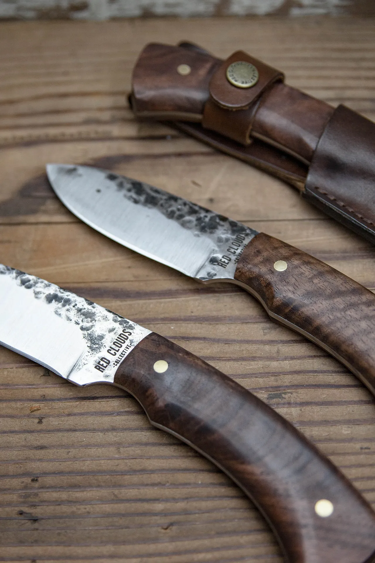 Cascade Knife and Leather Sheath