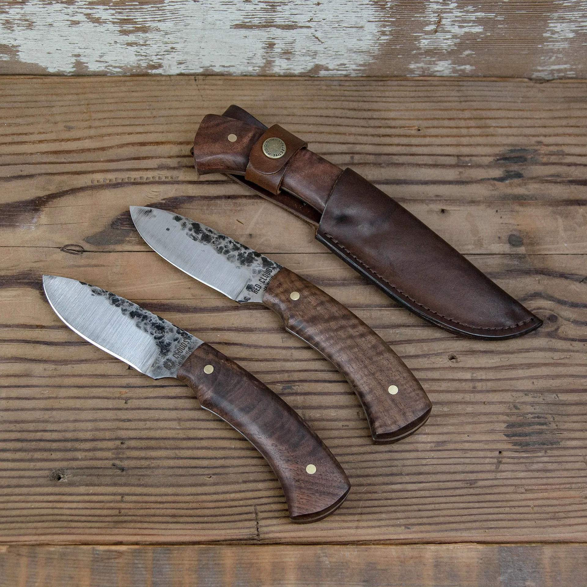 Cascade Knife and Leather Sheath