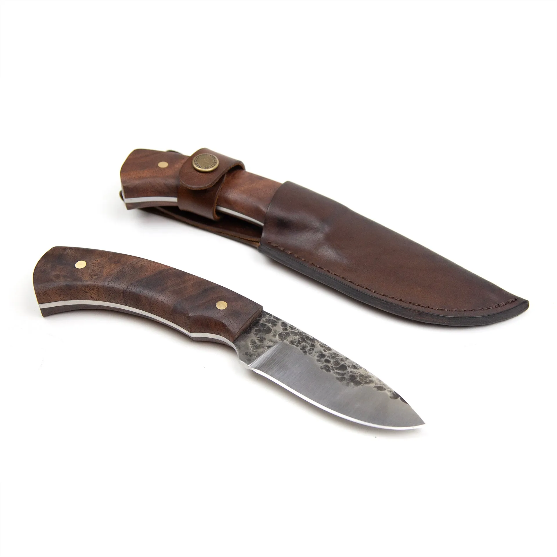 Cascade Knife and Leather Sheath