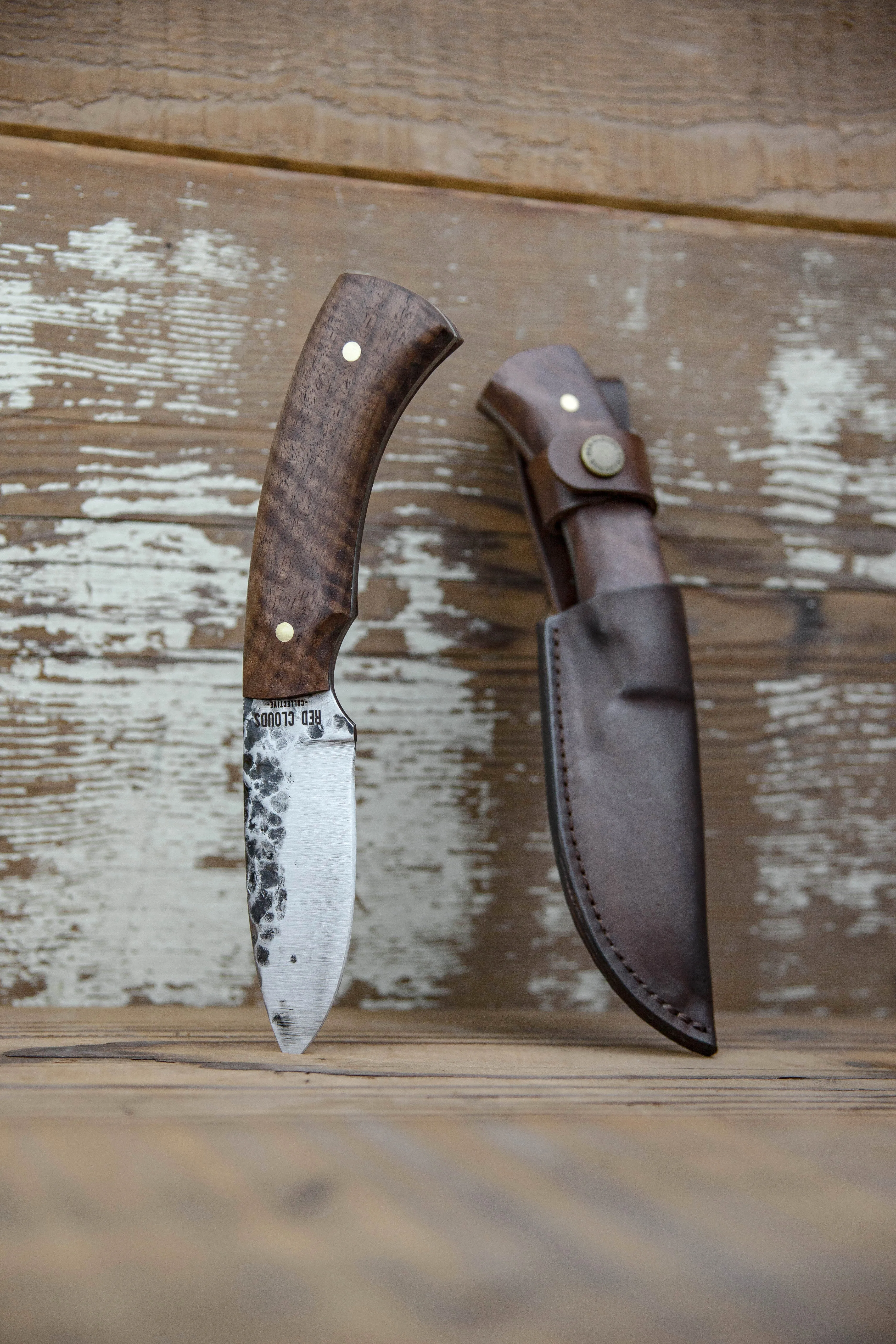 Cascade Knife and Leather Sheath