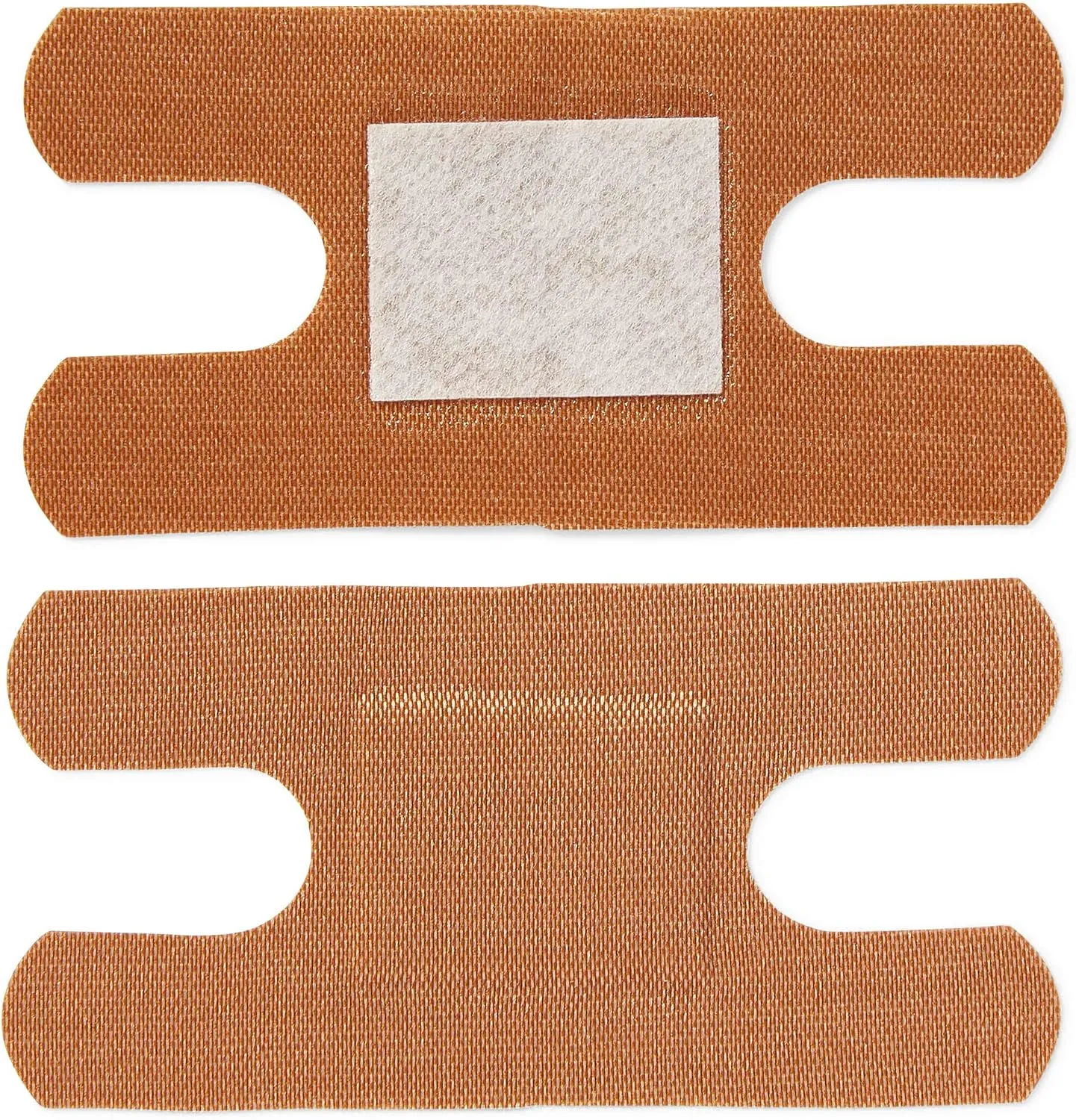 Curad Fabric Adhesive Knuckle Bandages, Finger Bandages for Knuckles (Pack of 100), Natural