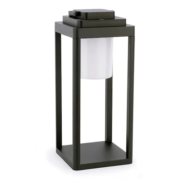 Dar Lester Rechargeable USB Outdoor Table Lantern IP44