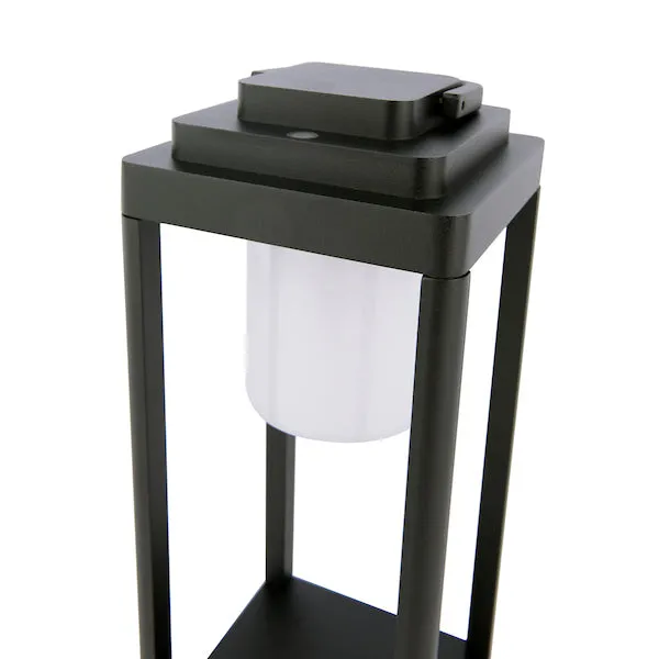 Dar Lester Rechargeable USB Outdoor Table Lantern IP44