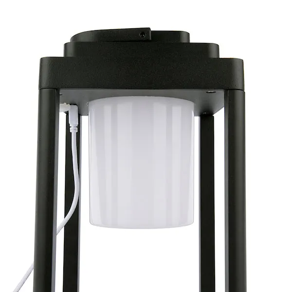 Dar Lester Rechargeable USB Outdoor Table Lantern IP44