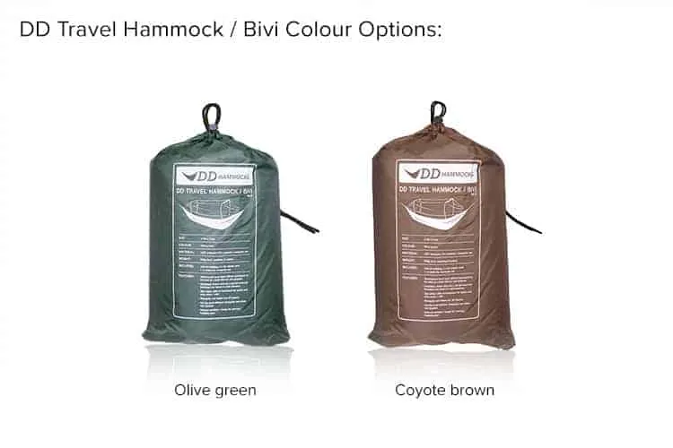 DD Travel Hammock / Bivi Olive Green