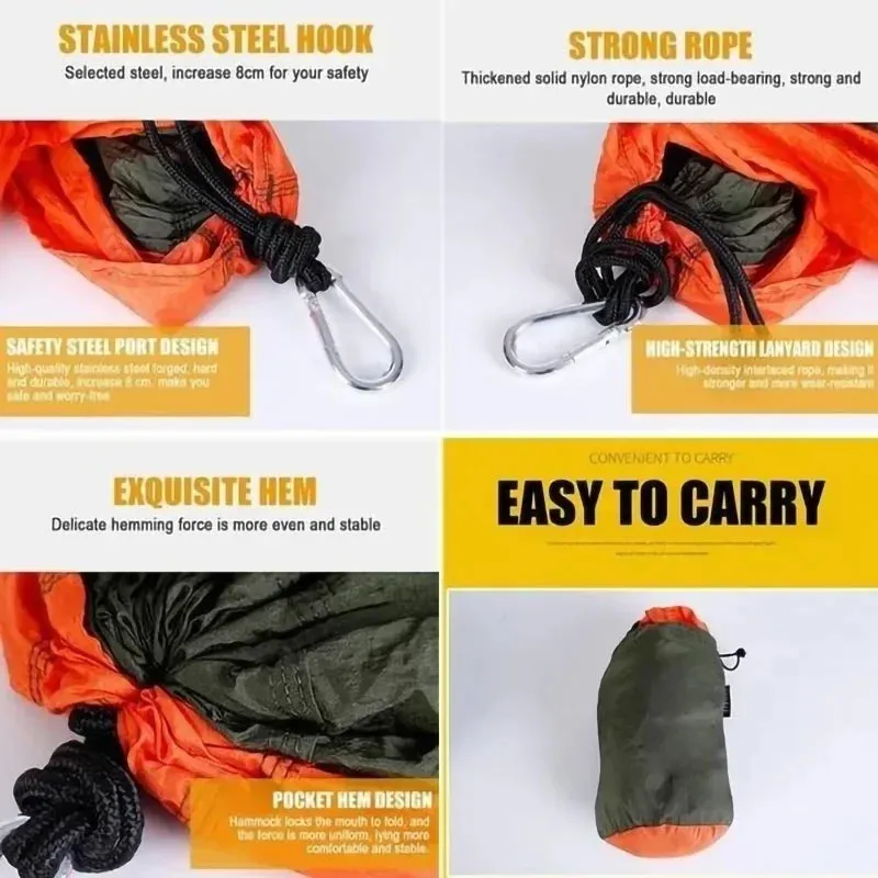 Easy To Use, Lightweight, Durable Camping Hammock with Matching Stand
