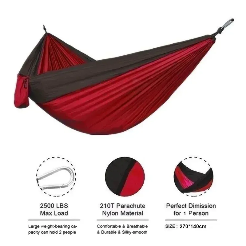 Easy To Use, Lightweight, Durable Camping Hammock with Matching Stand