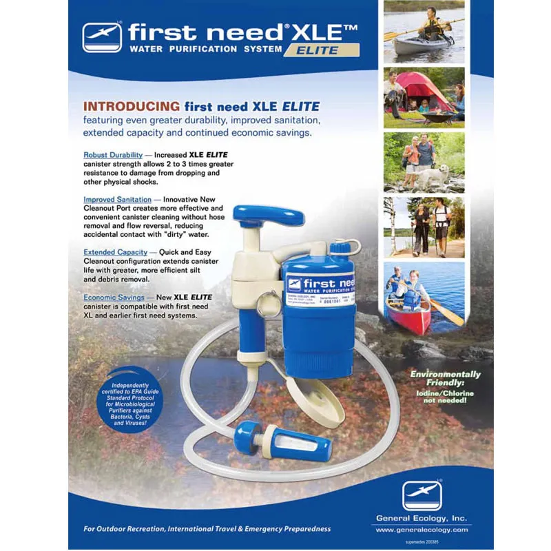 First Need XLE Elite Portable Water Purifier