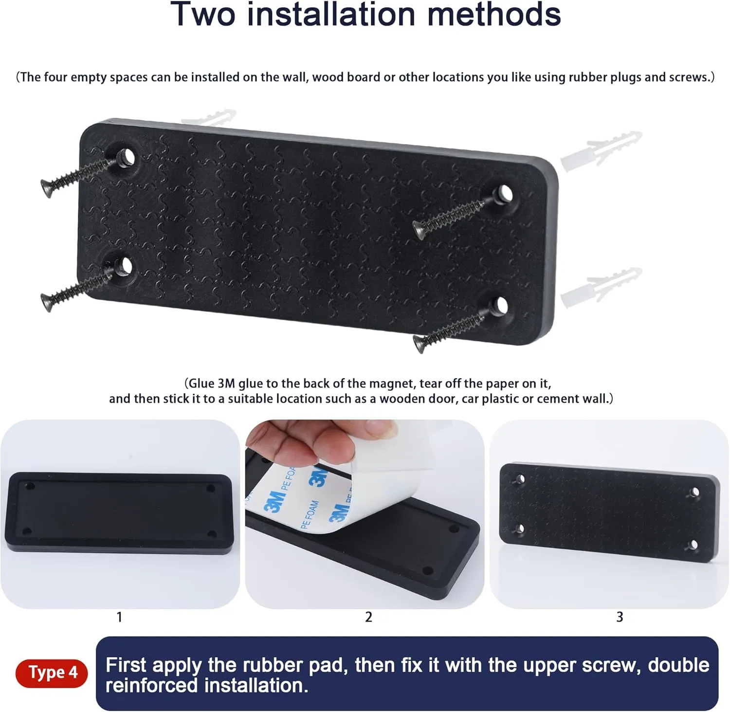 Gun Magnet Mount,Gun Magnet [4-Pack] 56 lbs Rating Magnetic Gun Mount,Magnetic Gun Mount for Car,Hidden Gun Rack,Pistol, Shotgun, Rifle, Revolver for Cars,Trucks,Walls,Desks,Safes,Bed Frame