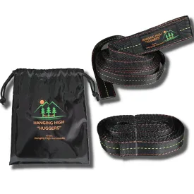 Hammock Tree Straps- Hanging High "Huggers"- Lightweight Hammock Camping Tree Straps (Pair) for hammock camping
