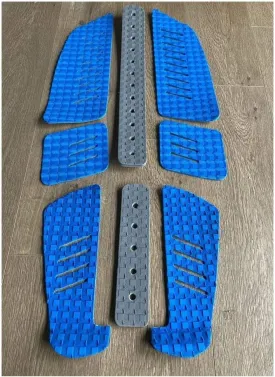 Inflatable Paddle Boards 8-Piece SUP Eva Surfboard Traction Pad Surf Longboard Pad Anti-Slip with 3M Adhesive Grips for Longboard Stand Up Paddle Board Vacation Must Haves (Color : B)