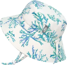 JAN & JUL Girls' Adjustable Water Resistant Bucket Sun-hat 50  UPF