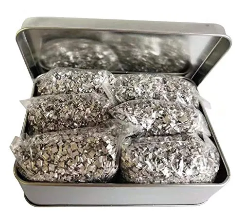Jets Emergency Fire Starter Magnesium 6 Bags100% Pure  1 Free Tin Box Camping Hiking Bushcraft