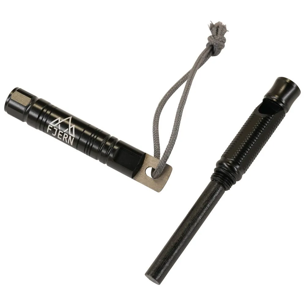 Kipinä Fire Starter & Whistle (Black/Silver)