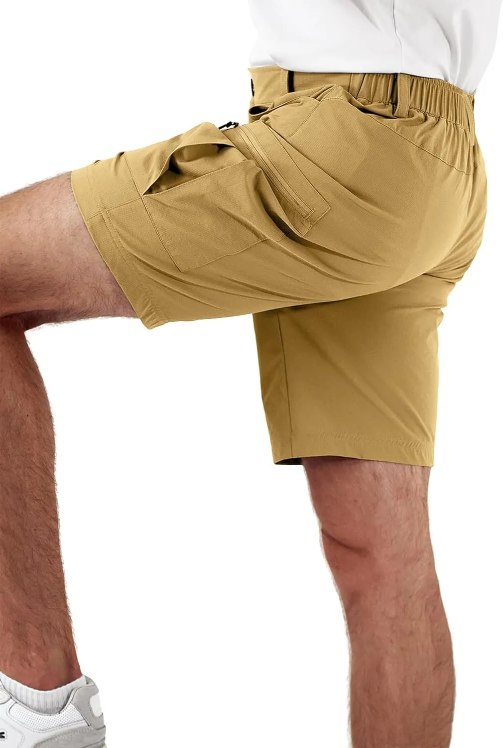 Mens Hiking Cargo Shorts Stretch Quick-Dry Outdoor Casual Work Shorts for Men Camping Fishing