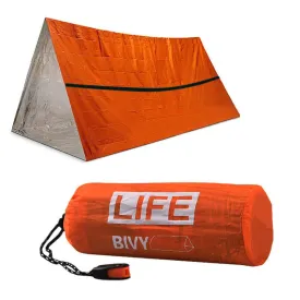 Outdoor Survival Sleeping Bag Reusable Emergency Sleeping Bag PE Aluminum Film Thermal