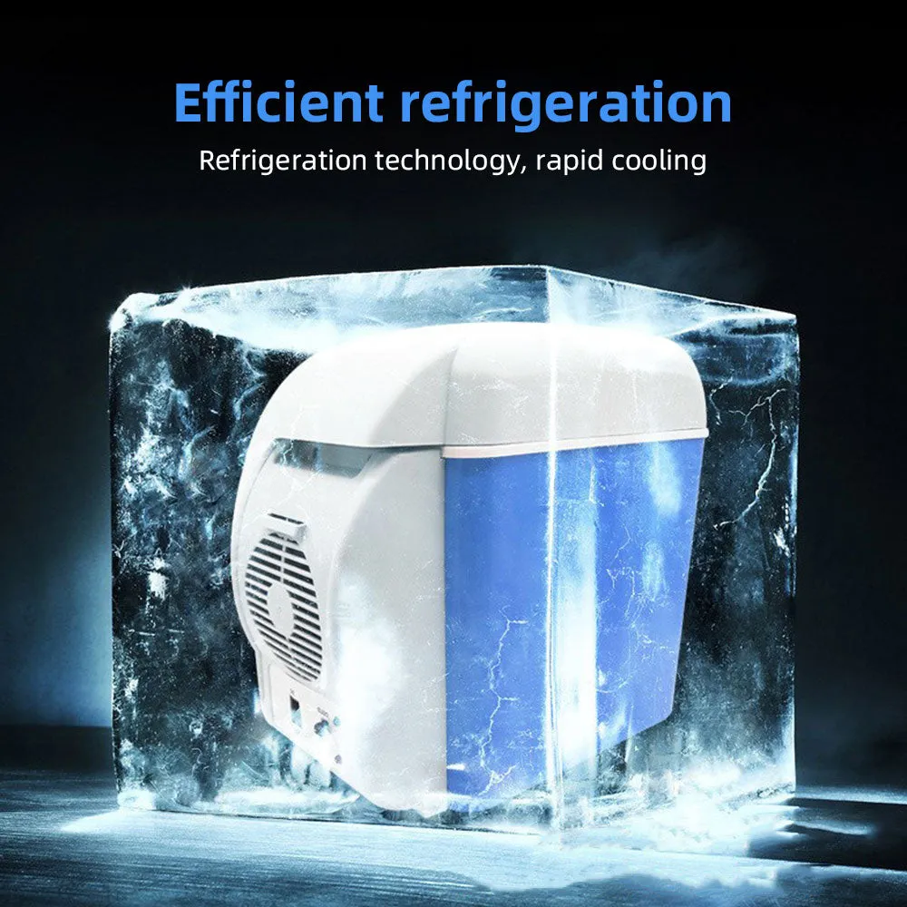 Portable 7.5L Mini Fridge Car RV Refrigerator Home Cooler Warmer