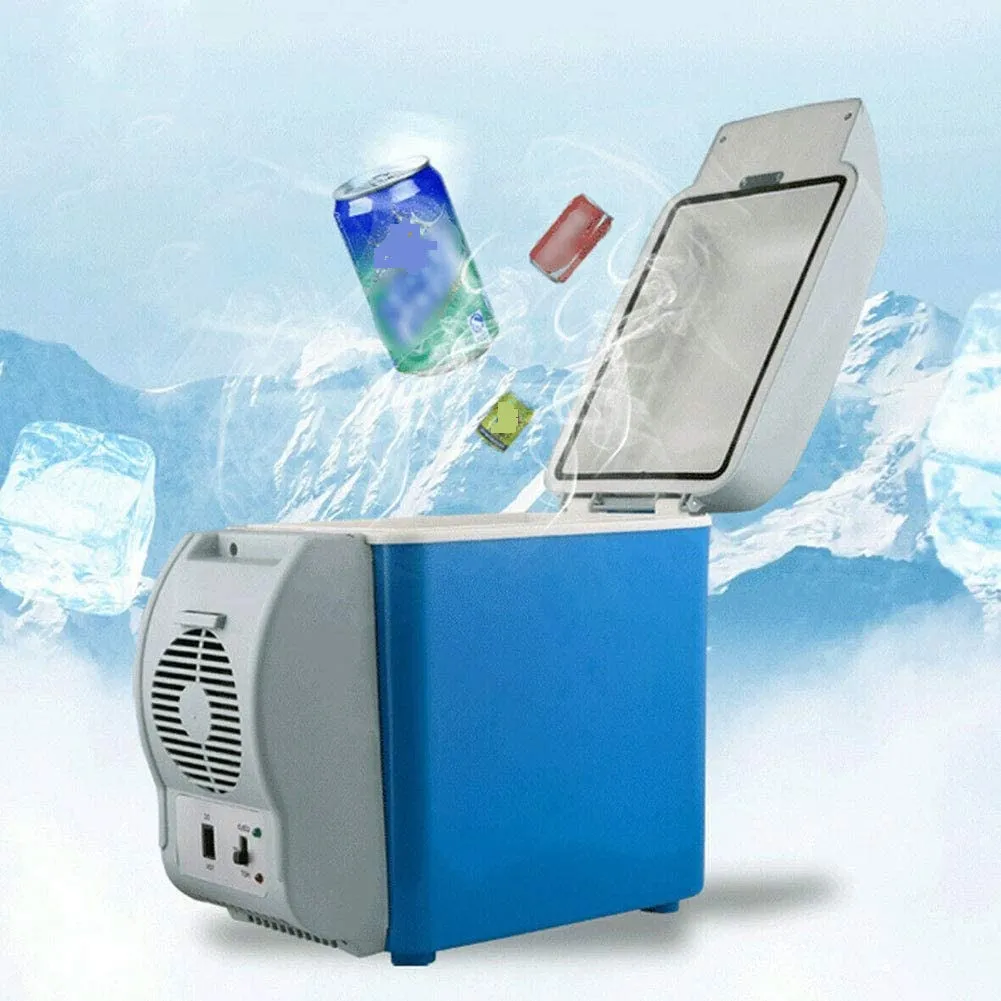 Portable 7.5L Mini Fridge Car RV Refrigerator Home Cooler Warmer