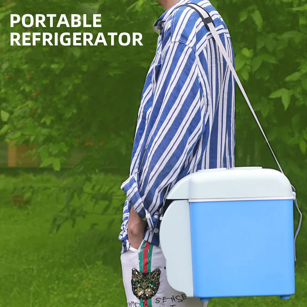 Portable 7.5L Mini Fridge Car RV Refrigerator Home Cooler Warmer