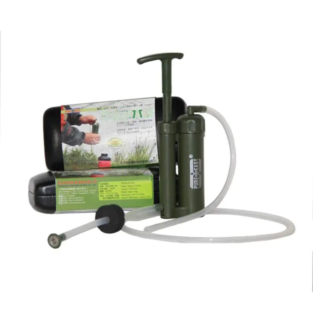 Portable Emergency Water Purifier For Outdoor Hiking Camping Emergencies