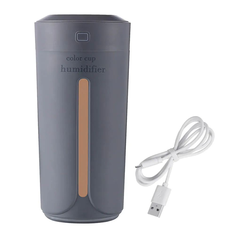 Portable USB Mini Humidifier Oil Diffuser Mist Purifier 7 LED Light