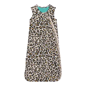 Posh Peanut Ruffled Sleep Bag 1.0 TOG - Lana Leopard