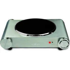 Salton Stainless Steel Infrared Portable Electric Cooktop