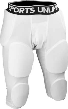 Sports Unlimited Omaha 7 Pad Integrated Youth Football Girdle for Boys, Youth Girdle for Football with Pads
