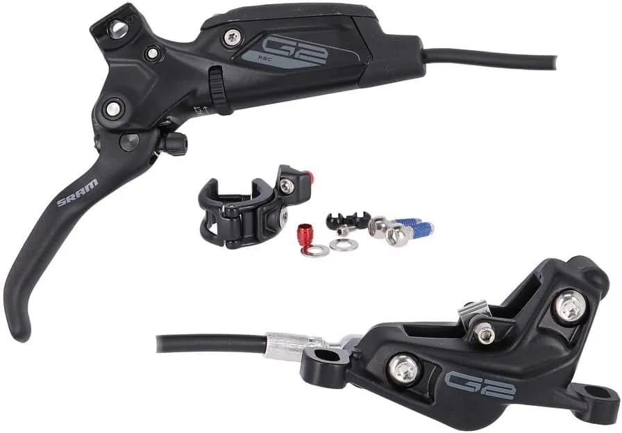 SRAM G2 RSC Disc Brake and Lever - Rear, Hydraulic, Post Mount, Diffusion Black, A2