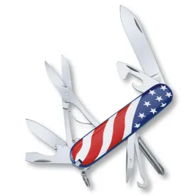 Swiss Army 53342 Victorinox Super Tinker United States Flag Multi-Tool Pocket Knife