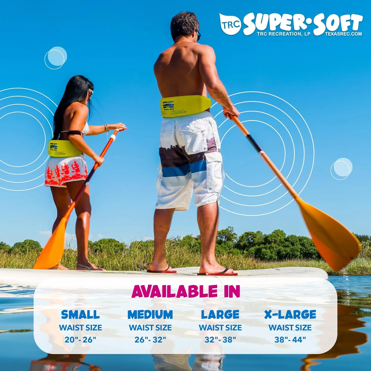 TRC Recreation Single Super Soft Water Ski Buoyancy Belt Waist Float