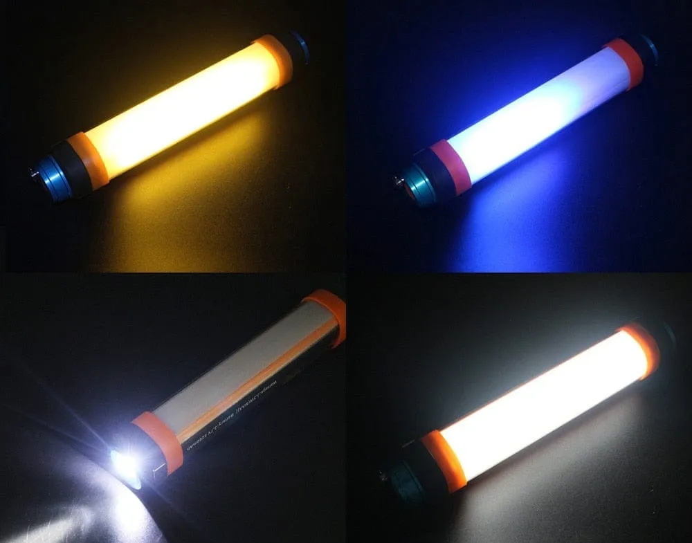 Unbreakable Brightness: USB Rechargeable, Waterproof LED Flashlight for Camping (6 Modes)