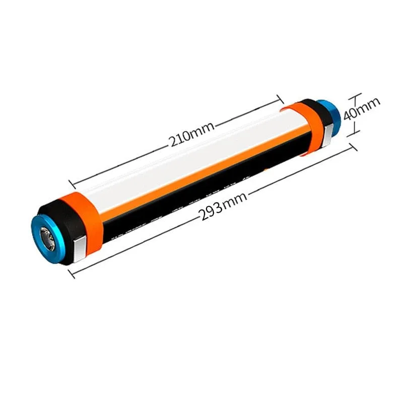 Unbreakable Brightness: USB Rechargeable, Waterproof LED Flashlight for Camping (6 Modes)