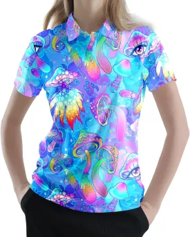 Womens Funny Golf Shirts Outfits Casual Golf Shirt