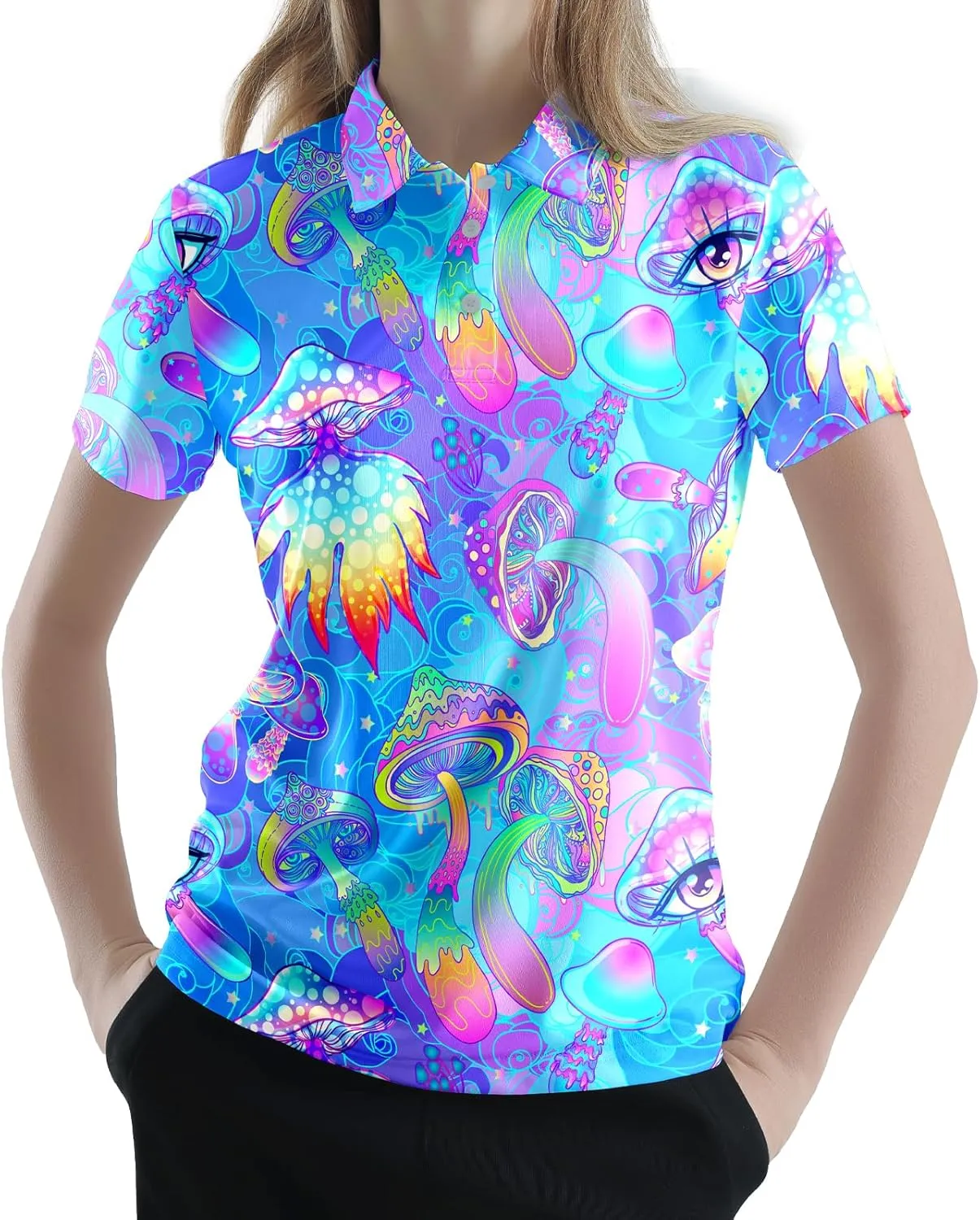 Womens Funny Golf Shirts Outfits Casual Golf Shirt