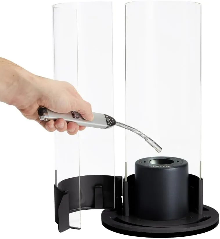 Zippo FlameScapes Spiral Fire Feature - Black (Empty)
