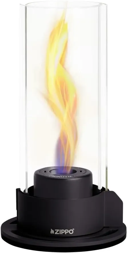 Zippo FlameScapes Spiral Fire Feature - Black (Empty)